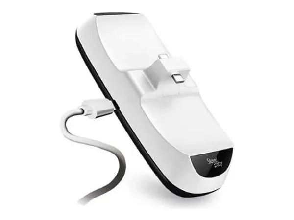 Lexip x Steelplay Dual Charging Dock PS5 valdiklių įkrovimo stotelė, balta, JVAPS500005