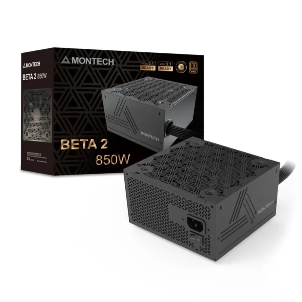 Montech BETA 2 maitinimo blokas, 850W, ATX, Bronze
