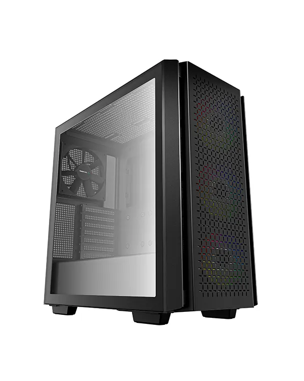Deepcool, MID TOWER CASE, CG560, Side window, Black, Mid-Tower