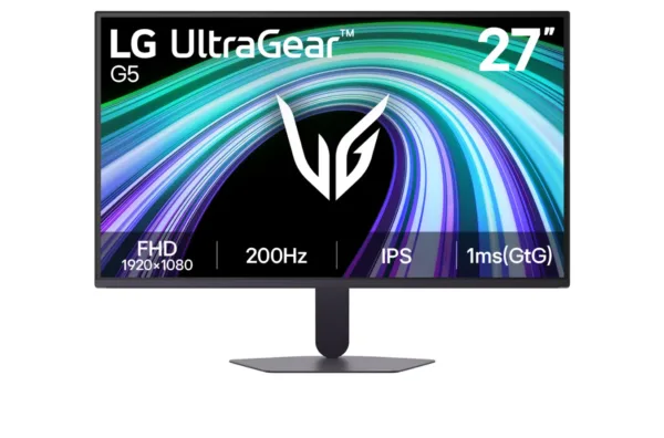 LG 27G523B-B UltraGear G5 27 ” monitorius, 27″, FHD, 200Hz