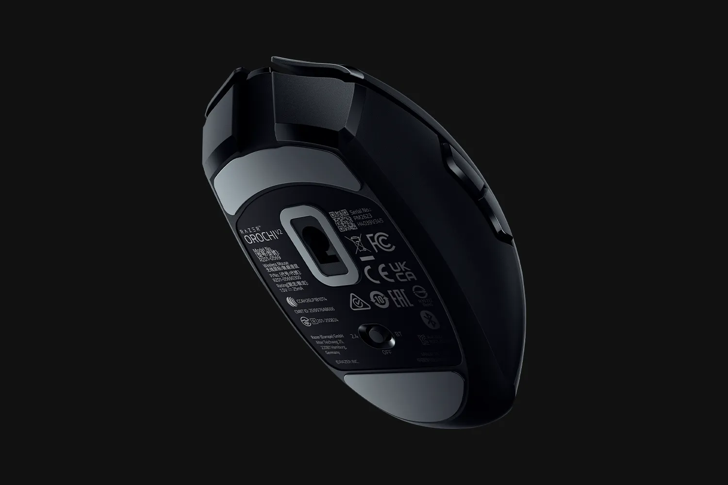 Razer Orochi V2, Gaming Mouse, Black, 2.4 GHz, Bluetooth thumbnail 2