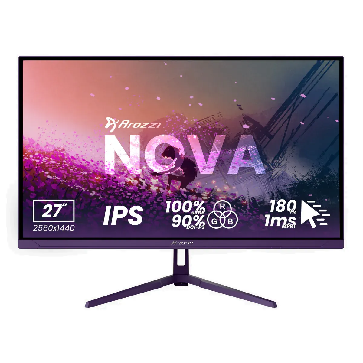 Arozzi Nova monitorius, 27″, QHD, 180Hz thumbnail 2