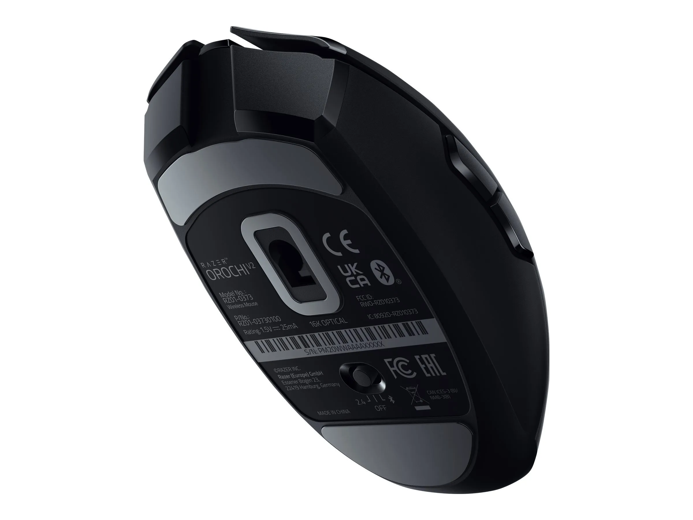 Razer Orochi V2, Gaming Mouse, Black, 2.4 GHz, Bluetooth thumbnail 8