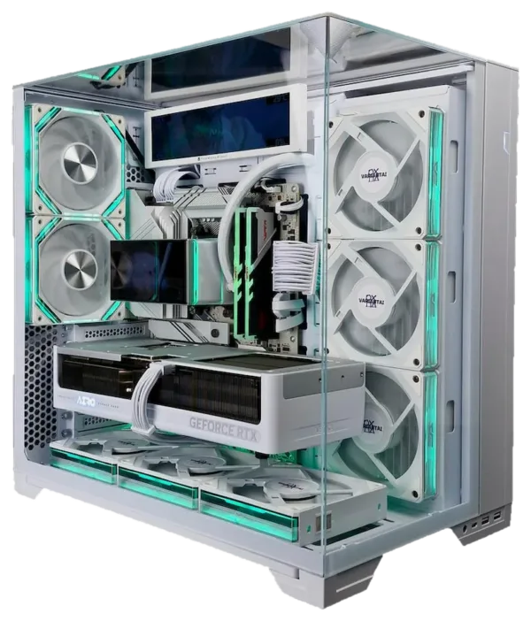 Žaidimų kompiuteris AMD Ryzen 7 9800X3D / RTX 5070 Ti 16GB / 32GB DDR5 / 1TB NVMe / Baltas