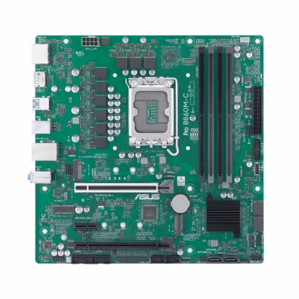 ASUS PRO B860M-C-CSM pagrindinė plokštė, LGA1851, mATX, DDR5