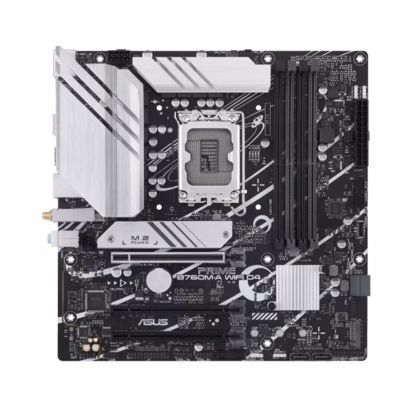 ASUS PRIME B760M-A WIFI D4 pagrindinė plokštė, LGA1700, DDR4