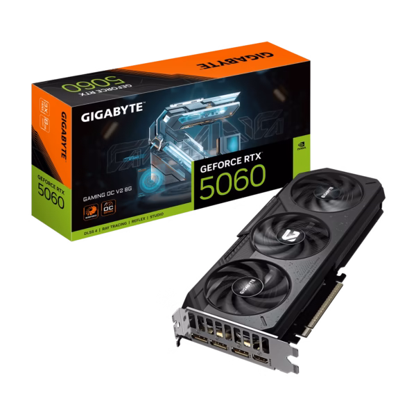 Gigabyte GeForce RTX 5060 Gaming OC V2 vaizdo plokštė, 8GB, GV-N5060GAMING OCV2-8GD
