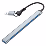 Gembird USB šakotuvas, 7 jungtys, USB-A / USB-C, UHB-ACM-U3P1U2P6-01