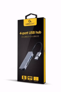 Gembird USB 3.0 šakotuvas, 4 jungtys, UHB-U3P1U2P3-01