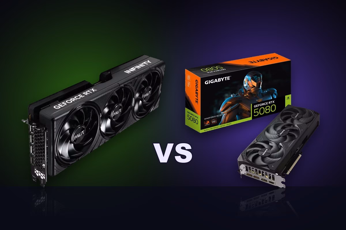 Straipsnis apie kompiuterius: RTX 5080 vs RTX 4090: nauja plokštė ar buvęs flagmanas?