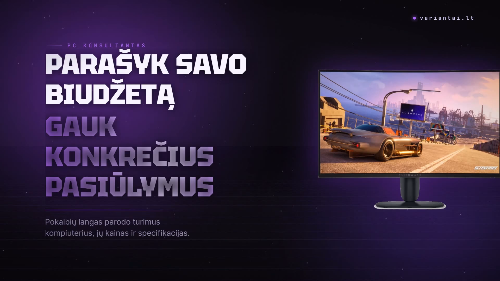 Kaip veikia variantai.lt kompiuterių konsultantas: ką jis moka ir ko ne