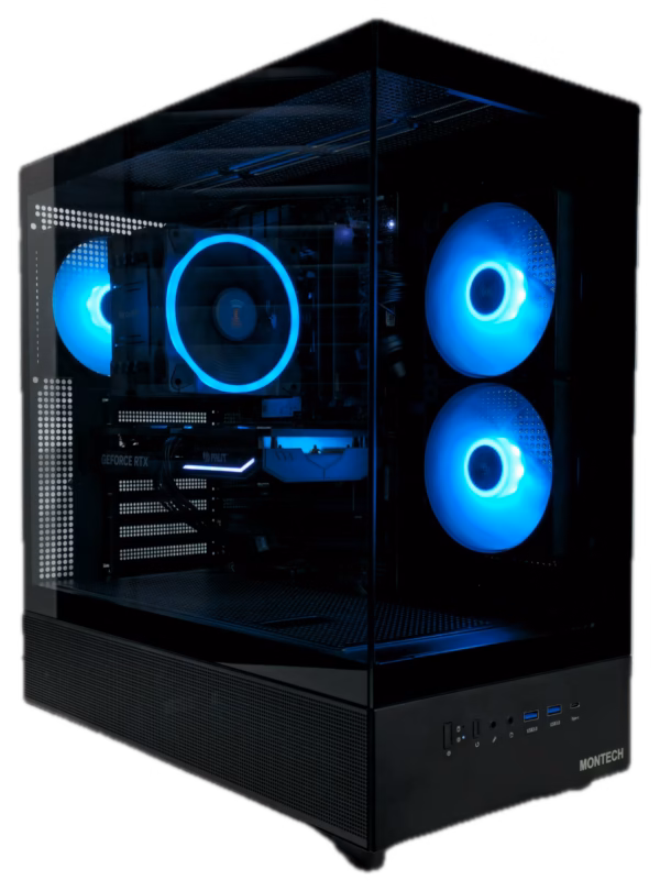 Atnaujintas žaidimų kompiuteris AMD Ryzen 5 8400F / RTX 4060 Ti 8GB / 16GB DDR5 / 512GB NVMe