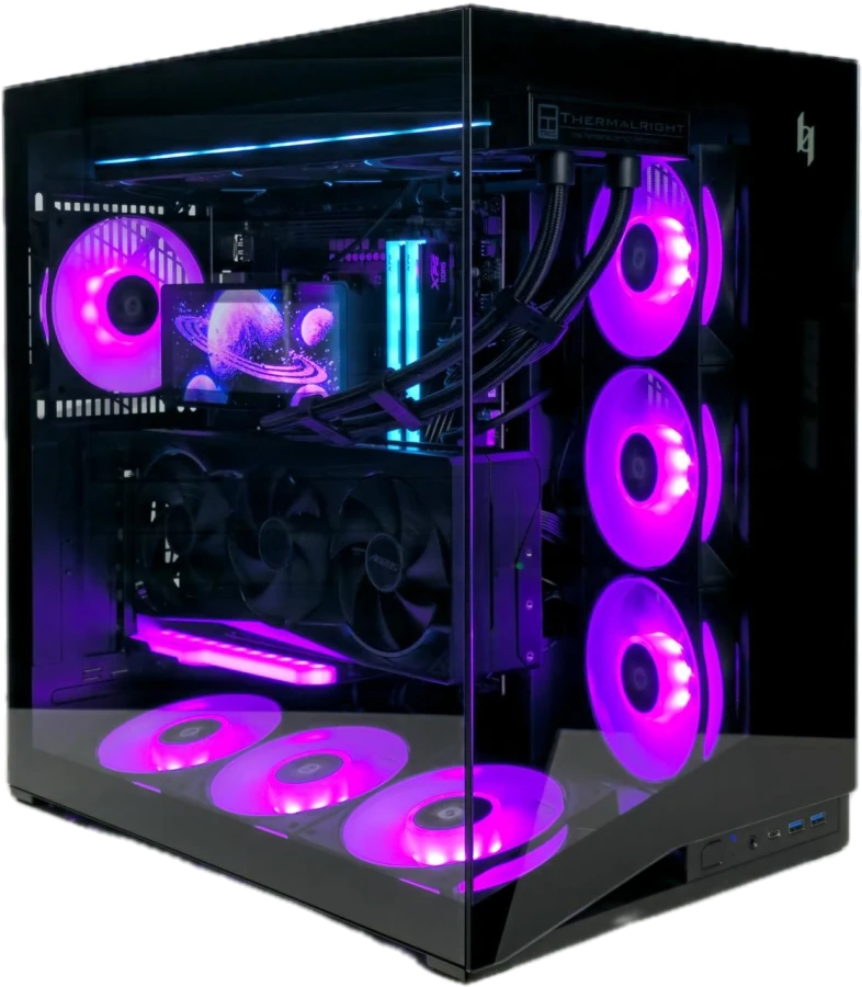 Individualios komplektacijos kompiuteris Stalinis kompiuteris Ryzen 7 7800X3D / RTX 5070 12GB / 32GB DDR5 / 1TB NVMe SSD